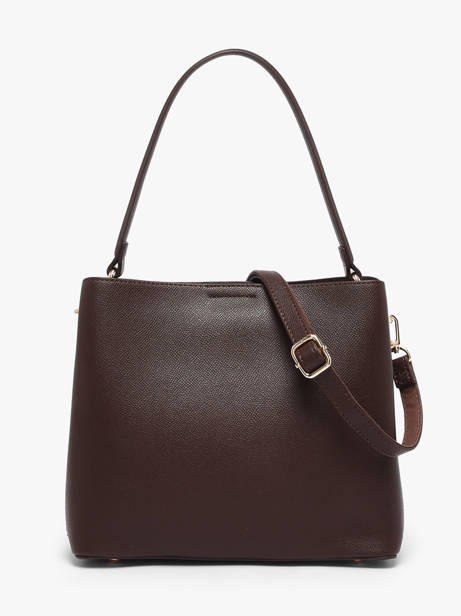 Shoulder Bag Saffiano David jones Brown saffiano 4 other view 4