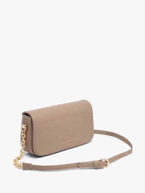 Crossbody Bag Saffiano David jones Beige saffiano CM8419 other view 2
