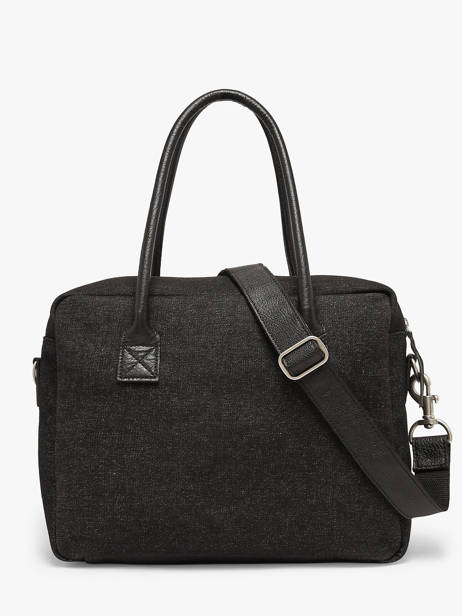 A4 Size Satchel Denim Paul marius Black denim DANDYDEN other view 4
