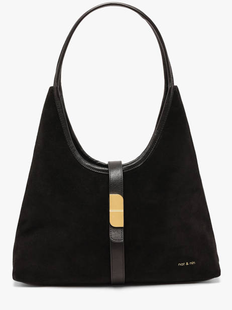 Shoulder Bag Vintage Leather Nat et nin Black vintage ROMEO
