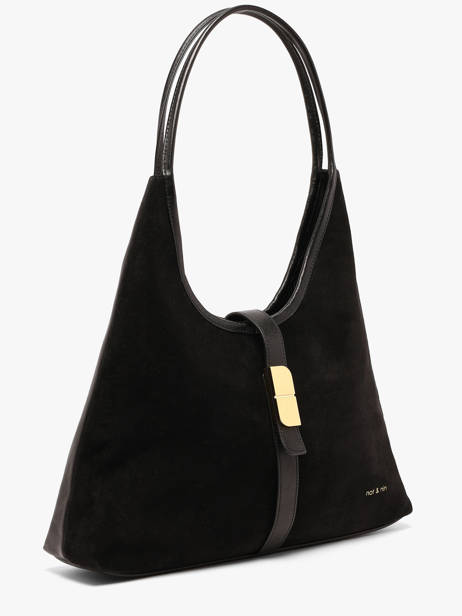 Shoulder Bag Vintage Leather Nat et nin Black vintage ROMEO other view 2