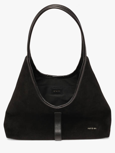 Shoulder Bag Vintage Leather Nat et nin Black vintage ROMEO other view 3