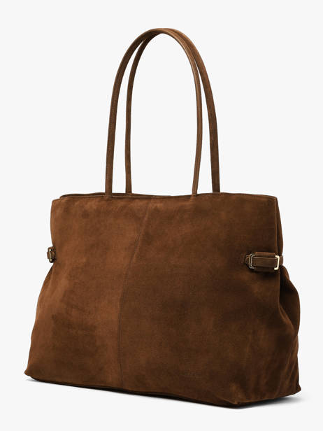 A4 Size Shoulder Bag Vintage Nat et nin Brown vintage PABLO other view 2