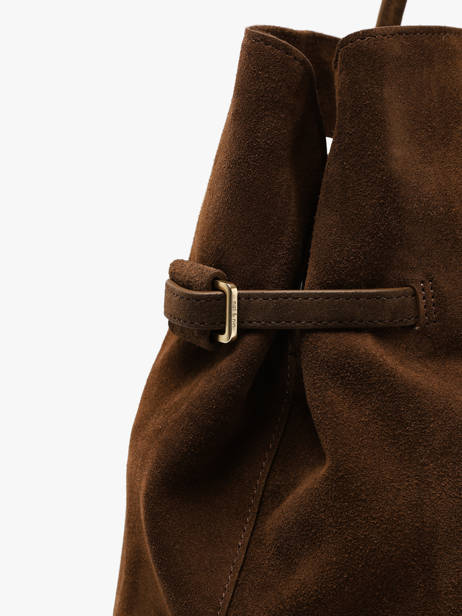 A4 Size Shoulder Bag Vintage Nat et nin Brown vintage PABLO other view 3