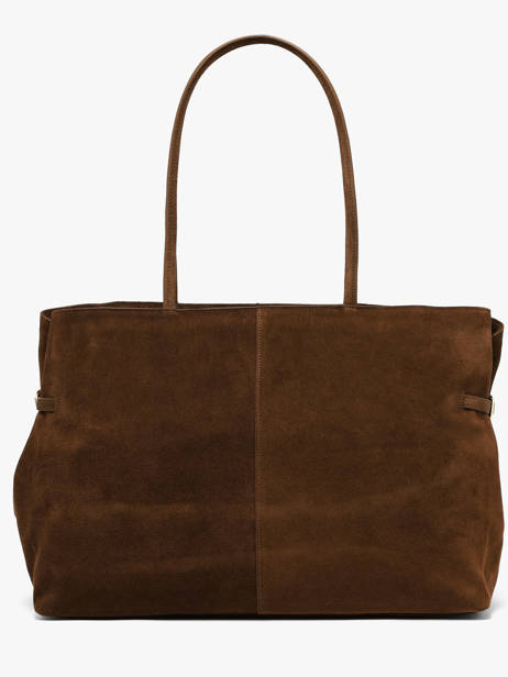 A4 Size Shoulder Bag Vintage Nat et nin Brown vintage PABLO other view 5