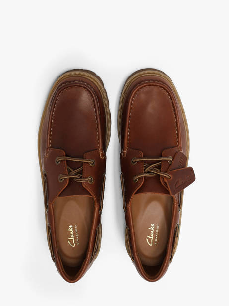 Derby Shoes In Leather Clarks Brown men 26186176 other view 3