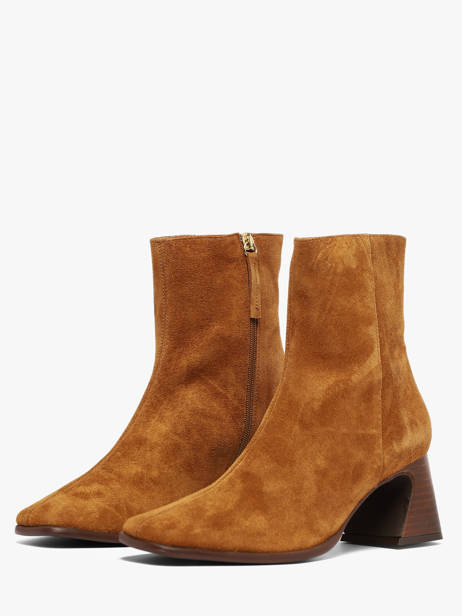 Heeled Boots In Leather Angel alarcon Brown women 507O other view 1