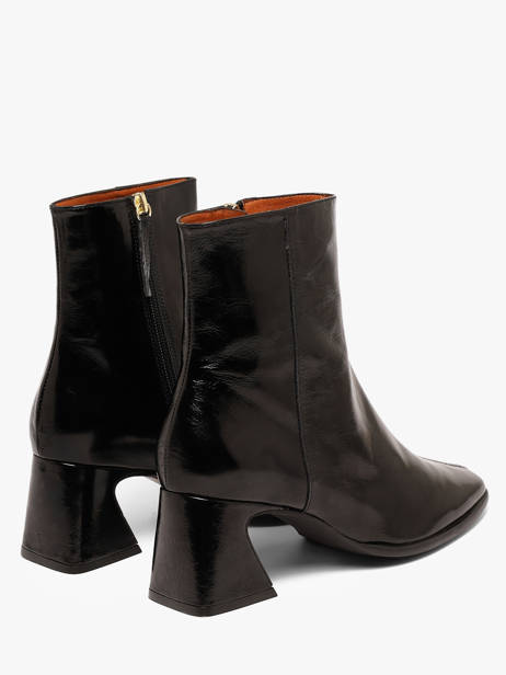 Bottines à Talon En Cuir Angel alarcon Noir women 507N vue secondaire 2