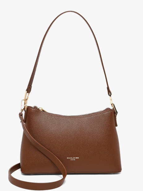 Shoulder Bag Saffiano David jones Brown saffiano A