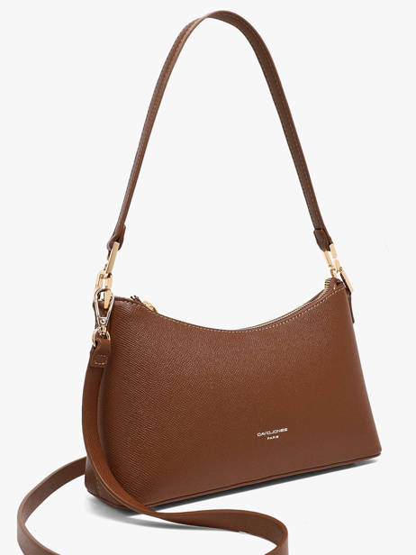 Shoulder Bag Saffiano David jones Brown saffiano A other view 1