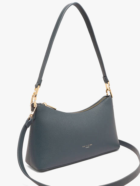 Sac Porté épaule Saffiano David jones Bleu saffiano A vue secondaire 2