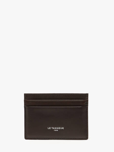 Leather Lucien Card Holder Le tanneur Brown lucien huile THHU3500