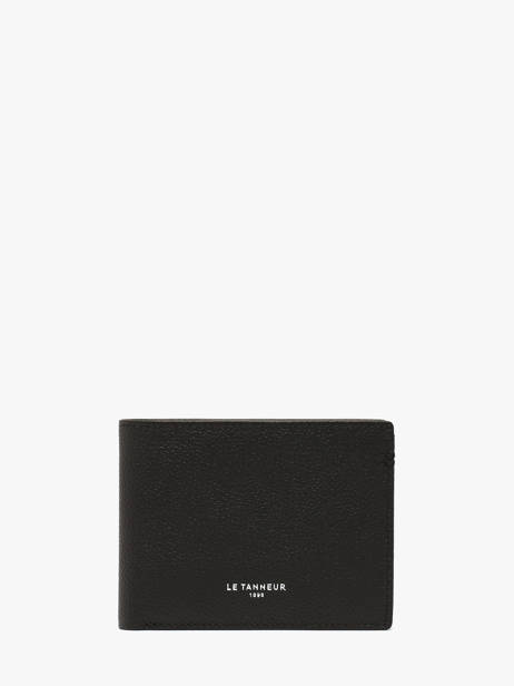 Leather Lucien Wallet Le tanneur Black lucien graine THGR3303