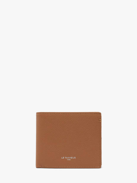 Leather Lucien Wallet Le tanneur Brown lucien graine THGR3350