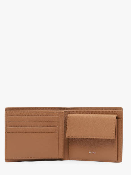 Leather Lucien Wallet Le tanneur Brown lucien graine THGR3350 other view 1