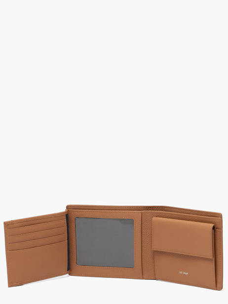 Leather Lucien Wallet Le tanneur Brown lucien graine THGR3350 other view 2