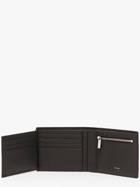 Leather Lucien Wallet Le tanneur Black lucien graine THGR3314 other view 2