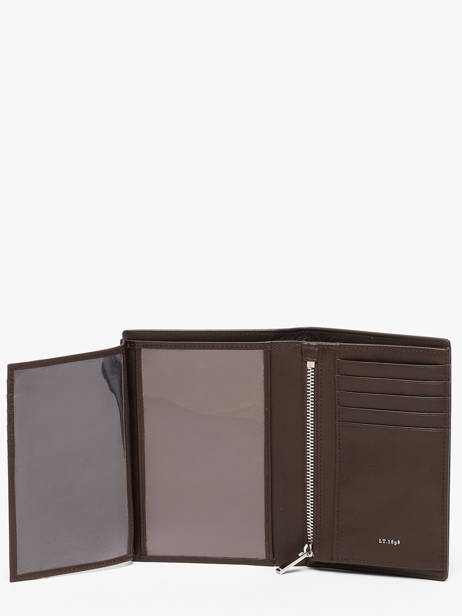 Leather Lucien Wallet Le tanneur Brown lucien huile THHU3311 other view 2