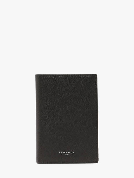 Leather Lucien Wallet Le tanneur Black lucien graine THGR3311