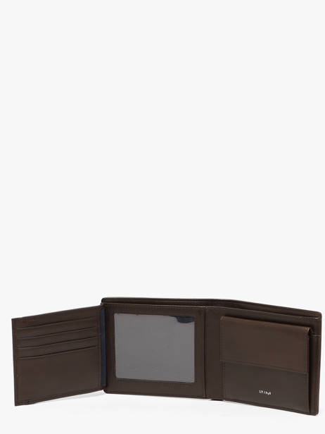 Leather Lucien Wallet Le tanneur Brown lucien huile THHU3350 other view 2