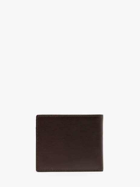 Leather Lucien Wallet Le tanneur Brown lucien huile THHU3350 other view 3