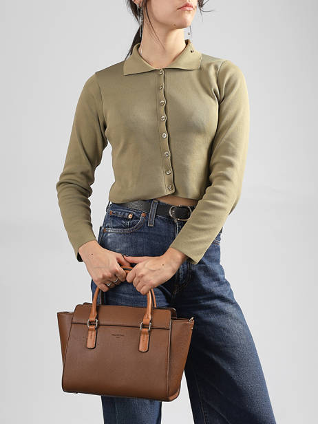 Satchel Mae Hexagona Brown mae 5620323 other view 1