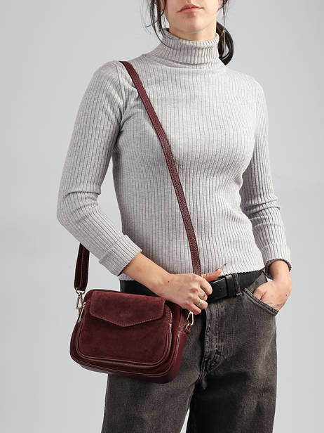 Shoulder Bag Velvet Caviar Leather Milano Red velvet caviar VC25067 other view 1