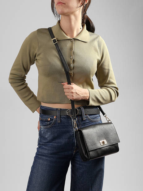Shoulder Bag Caviar Leather Milano Black caviar CA24061O other view 1