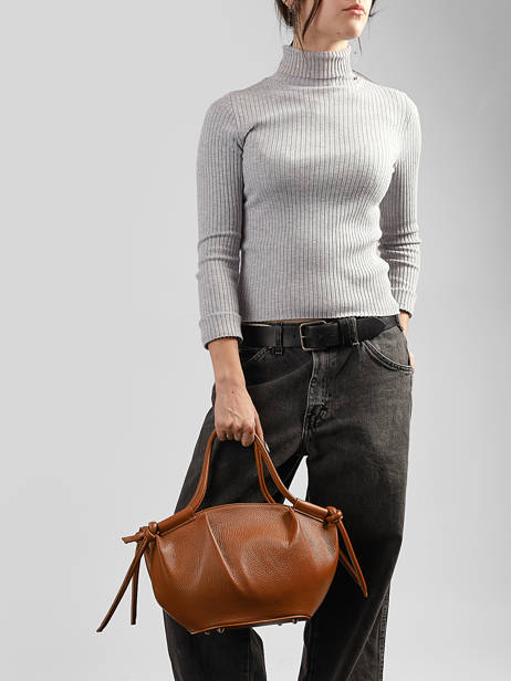 Satchel Caviar Leather Milano Brown caviar CA26062 other view 1
