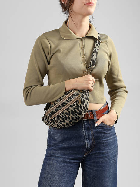 Belt Bag Mandoline Green leopard 6244 other view 1