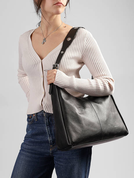 Supple Leather Tina Shoulder Bag Nat et nin Black vintage TINA other view 1
