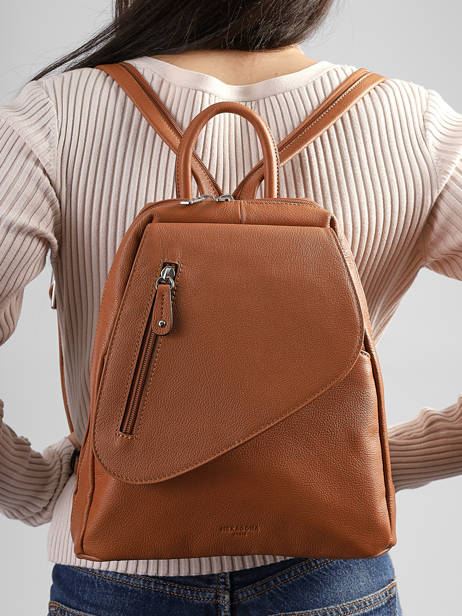 Backpack Leather Hexagona Brown confort 464783 other view 1