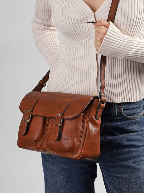 Crossbody Bag Toscane Hexagona Brown toscane 579732 other view 1