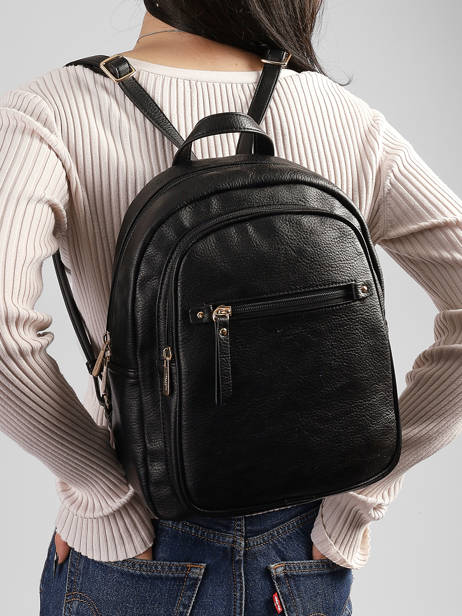 Backpack Hexagona Black toscane 576300 other view 1