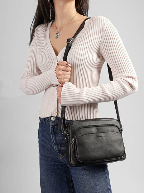 Shoulder Bag Confort Leather Hexagona Black confort 466600 other view 1