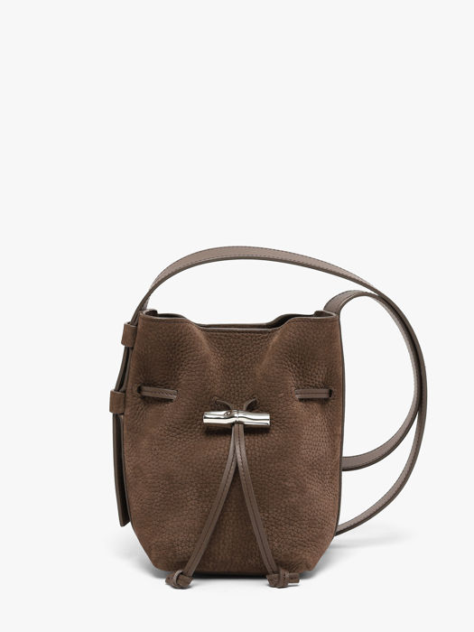 Longchamp Le roseau coulisse nubuck Handbag Brown