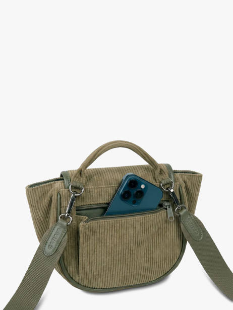 Sac Bandoulière Wanderer Coton Cabaia Vert wanderer CROSSWAN vue secondaire 3