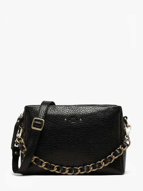 Shoulder Bag Vintage Leather Mila louise Black vintage 23673LE1