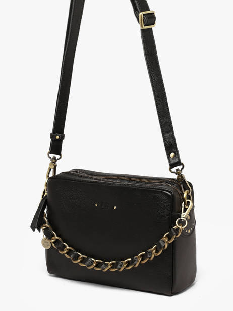 Shoulder Bag Vintage Leather Mila louise Black vintage 23673LC1 other view 1