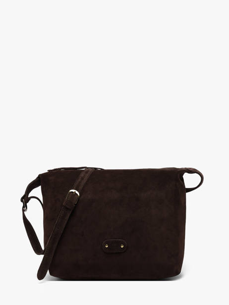 Shoulder Bag Vintage Leather Mila louise Brown vintage 23067V