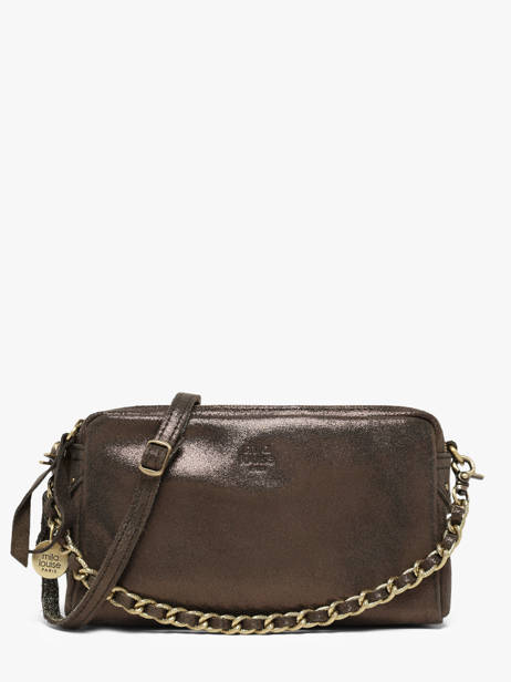 Crossbody Bag Vintage Leather Mila louise Black vintage 23673XSX