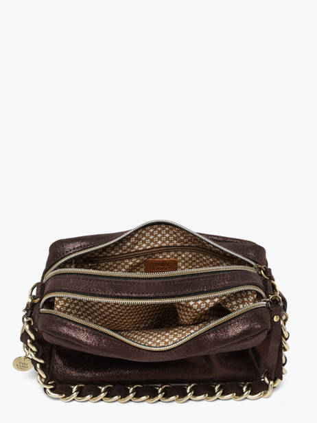 Sac Bandoulière Mama Cuir Mila louise Marron vintage 23673X vue secondaire 3