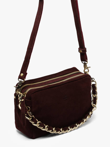 Shoulder Bag Vintage Leather Mila louise Red vintage 23673V other view 1