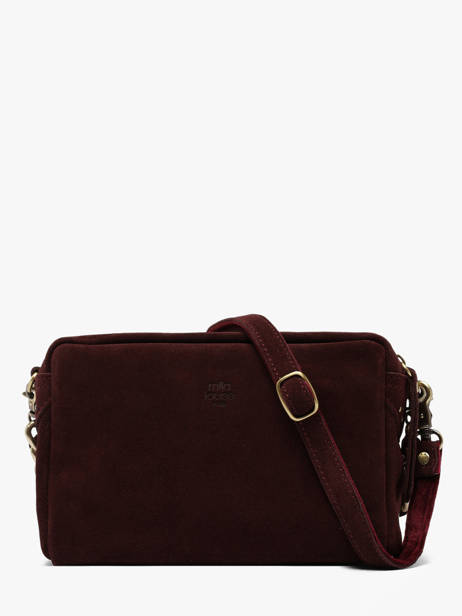 Shoulder Bag Vintage Leather Mila louise Red vintage 23673V other view 3
