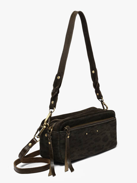 Crossbody Bag Vintage Leather Mila louise Black vintage 3916PA1 other view 1