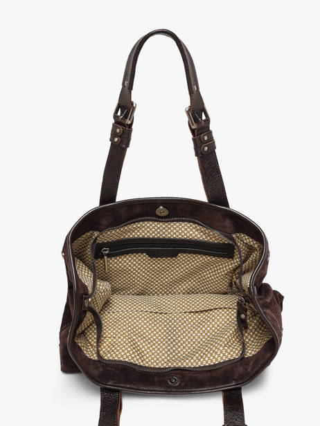 Sac Porté épaule Vintage Cuir Mila louise Marron vintage 3908V vue secondaire 3