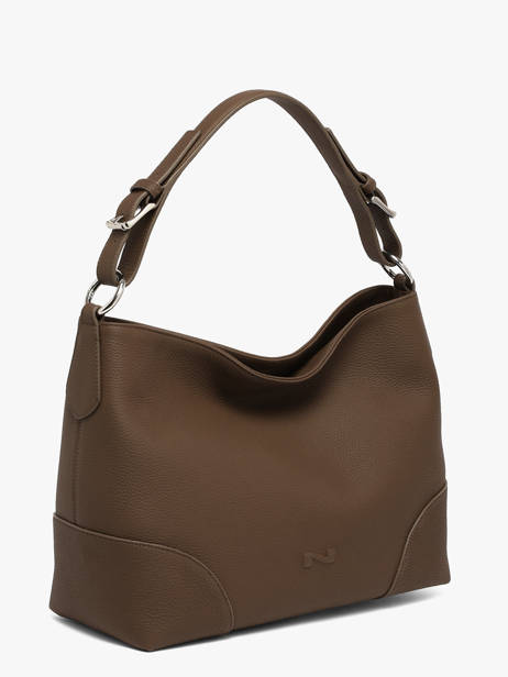 Sac Porté épaule Tango Bis Cuir Nathan baume Marron nathan 52 vue secondaire 2