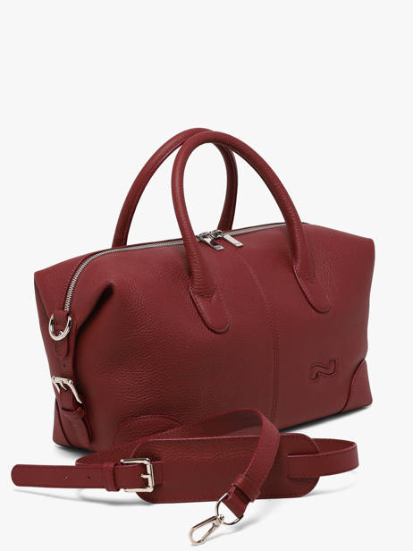 Sac Porté Main Senna Cuir Nathan baume Rouge drive 2 vue secondaire 1
