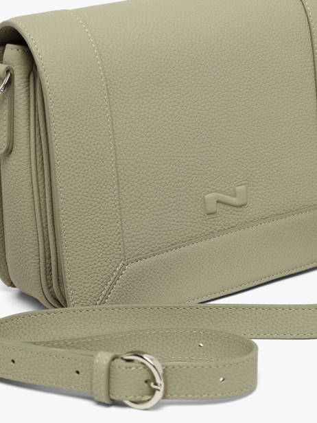 Sac Bandoulière Rotterdam Cuir Nathan baume Vert mondrian 3 vue secondaire 3