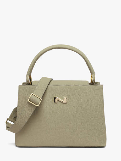 Sac à Main Magnolia Cuir Nathan baume Vert eden 3